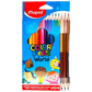 Maped Erasable Colour Pencils 12 Pack Oops - 3154148328124 Pie's Variety Store