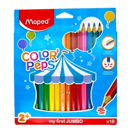 Maped Erasable Colour Pencils 12 Pack Oops - 3154148328124 Pie's Variety Store