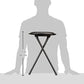 Folding Stool - Backless 18-Inch Stool with 225lb Capacity for Kitchen or Rec Room - Portable Indoor Counter Bar Stools ebuys