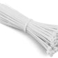 Fulgore Plastic Cable Ties (White) - These Zip Ties bundles your cables and wires together to keep them organized and prevent damage (10pcs) - FU1392 MEGA