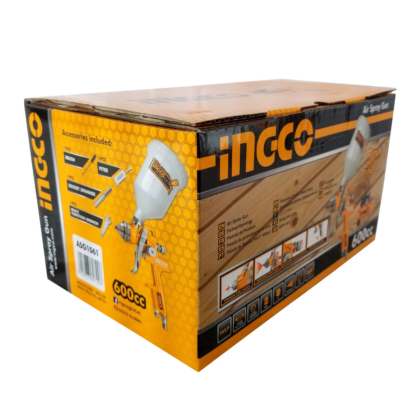 INGCO Industrial Spray Gun 600CC - ASG1061 MEGA