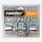 RAIDER Keyed Entry Entrance Cylindrical Knob Lockset for Office or Front Door MEGA