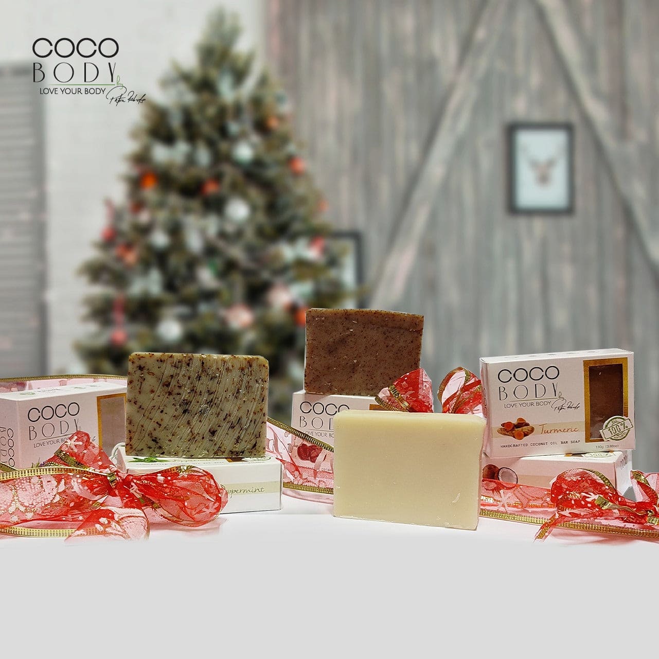 COCO BODY BAR SOAP PEPPERMINT 110G - CCBBSPMT110 Pie's Variety Store