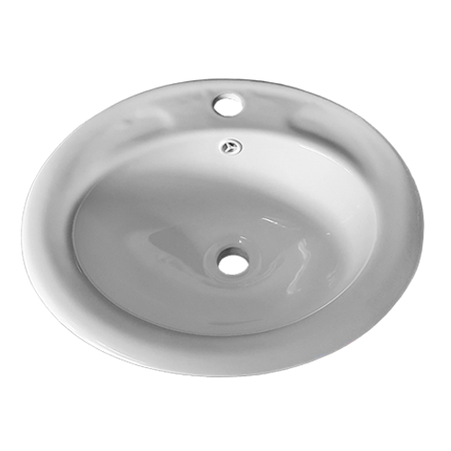 Basin Vanity 1 hole 18 inches x 16 inches - 1-1801 - HJBF022 MEGA