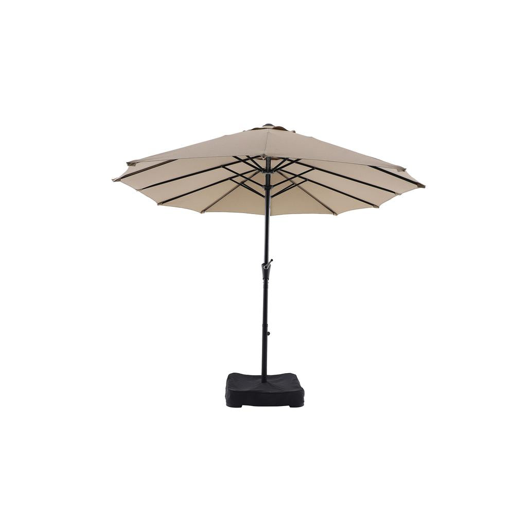 Yotrio Group Umbrella with Triple Ventilation with Metal Structure and Textile Base 103.15 IN x 174.41 IN x 94.09 IN-495923 ebuystt