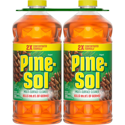 Pine Sol Multisurface Cleaner 2 Units / 1.77 L / 60 oz.Keep all your home surfaces clean, fresh and shiny with this pine-scented multisurface cleaner that will provide a clean sensation and a pleasant aroma at home.-475334