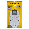 Stanley Transformer Surge Adapter, 6 Outlet Surge Adapter- W38115