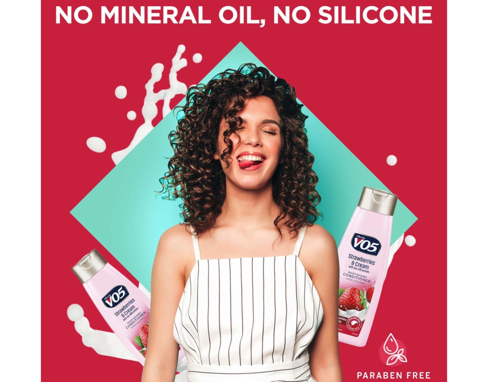 VO5, Conditioner, Strawberries & Cream, Soy Milk, 15oz - 81655901118 Pie's Variety Store