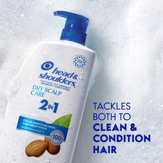 Head and Shoulders Dry Scalp Care 2-in-1 Shampoo and Conditioner 1.18 L / 40 oz.This is your shower essential that is clinically proven to relieve dry, itchy scalp and protect against flakes, itch, oil, and dryness-451818. EBUYSTT