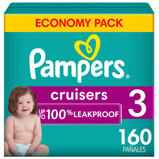 Pampers Cruisers Baby Diapers Size 3 / 160 Units - 491197 ebuystt