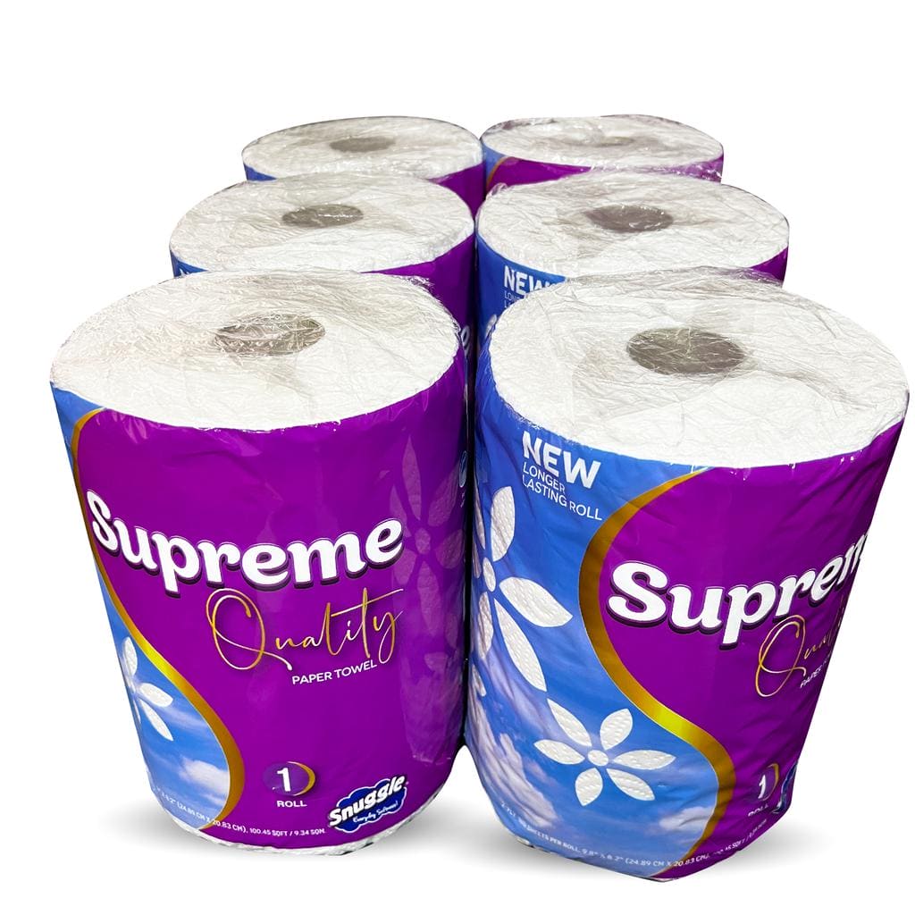 Snuggle Supreme Paper Towel 6 Units / 180 Sheets -486709 ebuystt