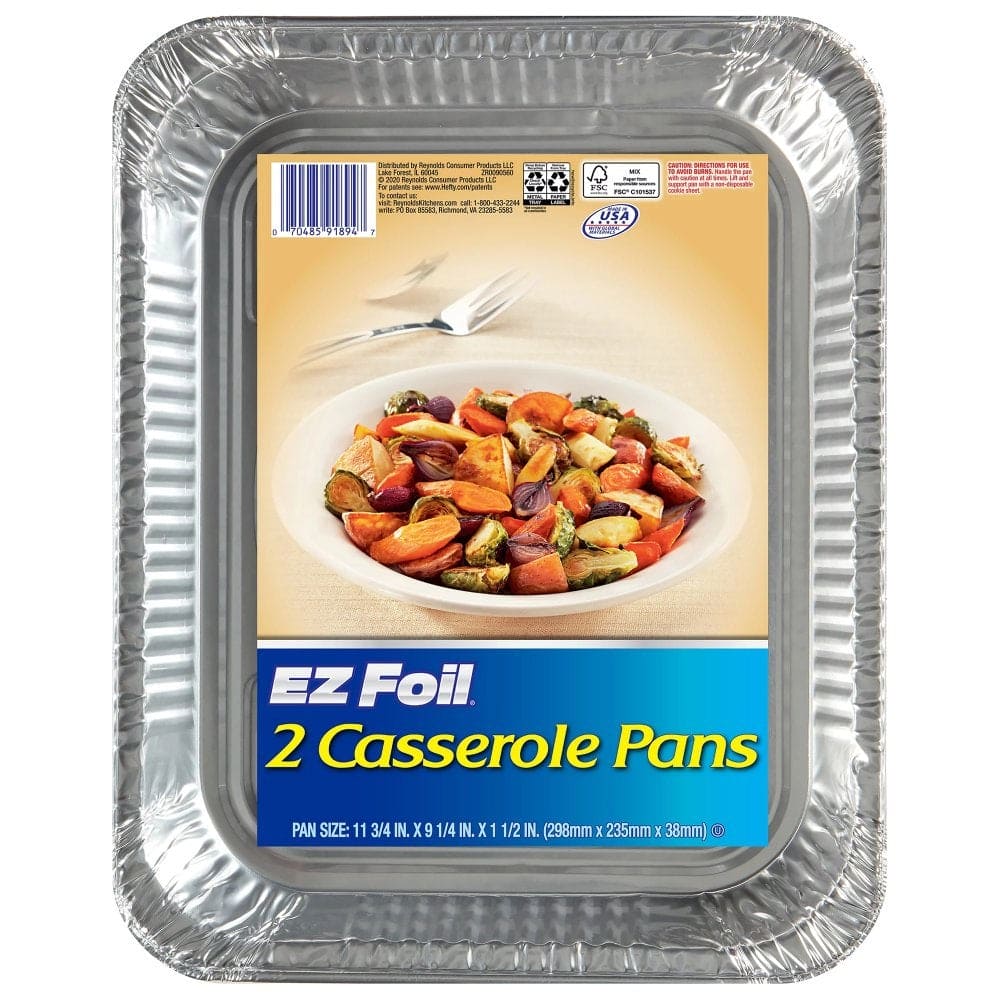 Hefty Ez Foil 9" Pie Pans, 3 Count - HEZFPP3 Pie's Variety Store