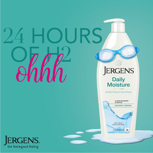 Jergens Daily Moisture Lotion for Dry Skin 21oz - 01910017555 Pie's Variety Store