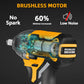 WORKSITE Brushless Cordless Impact Wrench 1/2 Inch 20V High Torque 4.0Ah Battery 280 ft-lbs(380 Nm) Impact Gun Tools No.CIW336 Worksite Power Tools
