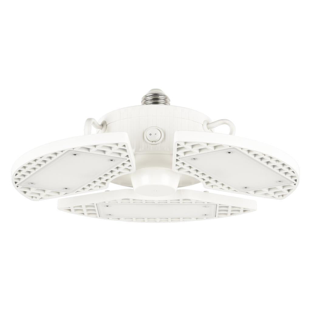 Green Watt White LED Garage Light with 3 Adjustable Heads-509783 ebuystt
