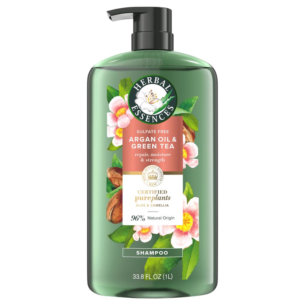 Herbal Essences Shampoo with Argan Oil and Green Tea 1 L / 33.8 oz -495858 ebuystt