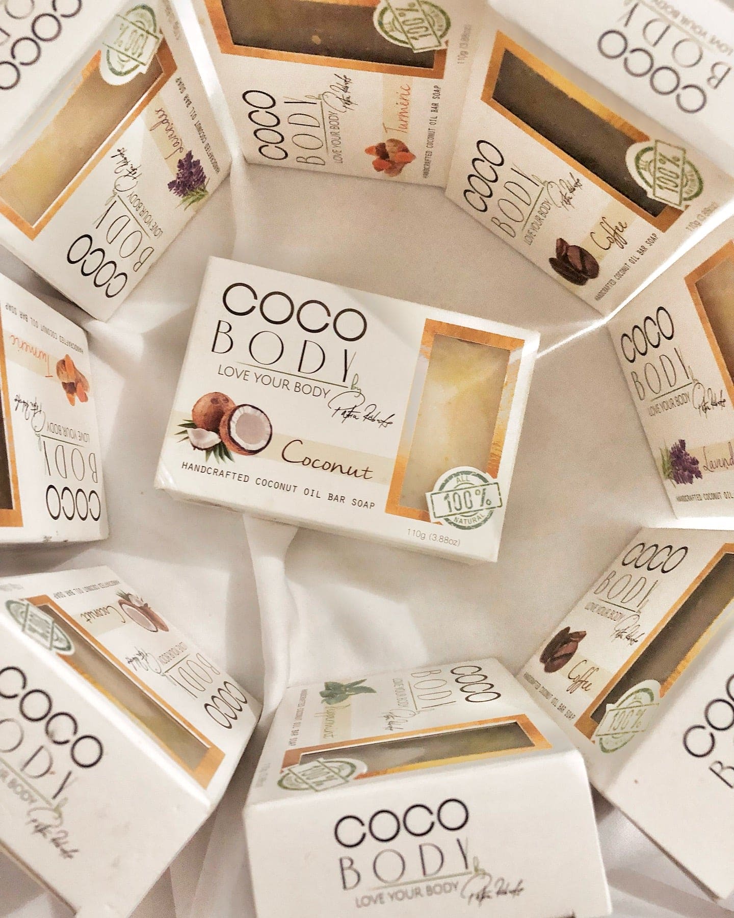 COCO BODY BAR SOAP PEPPERMINT 110G - CCBBSPMT110 Pie's Variety Store