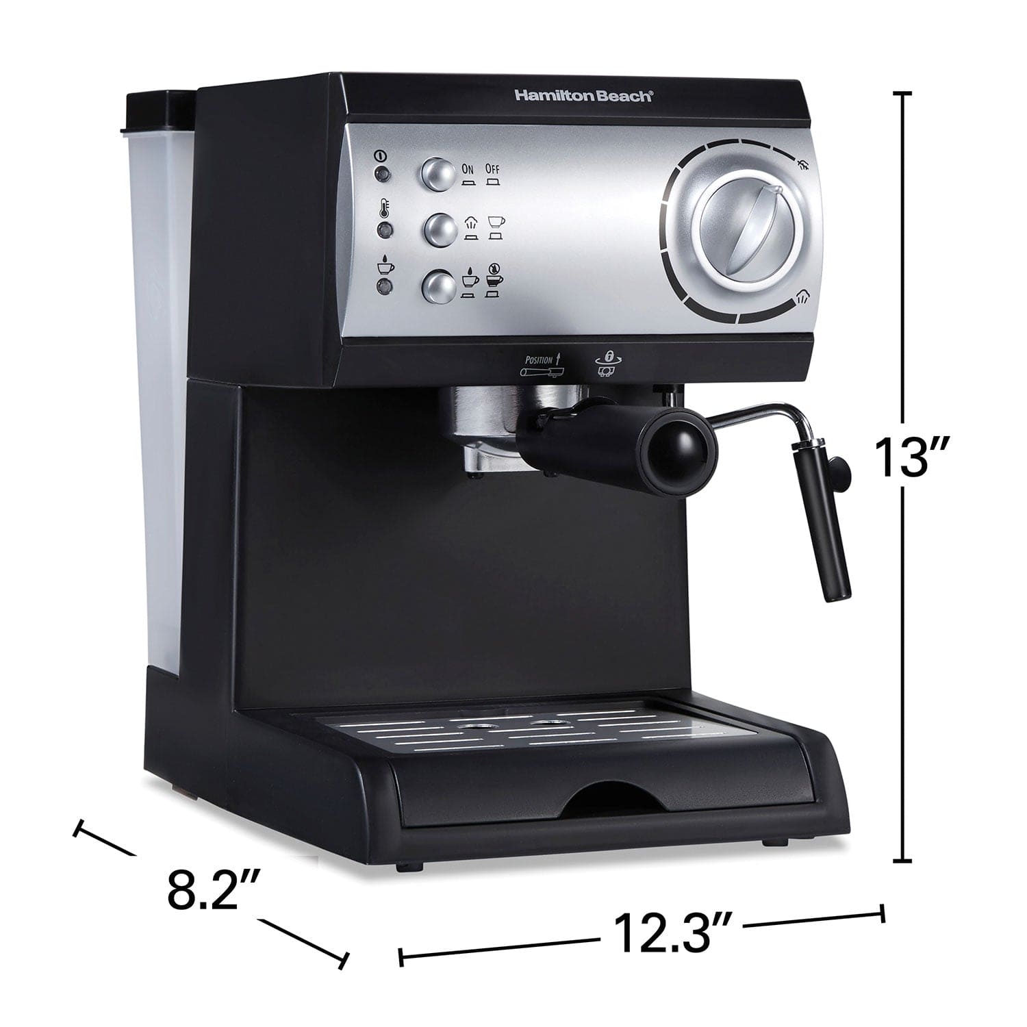 Hamilton Beach Espresso and Cappuccino Maker- 40715 Argos Distributors