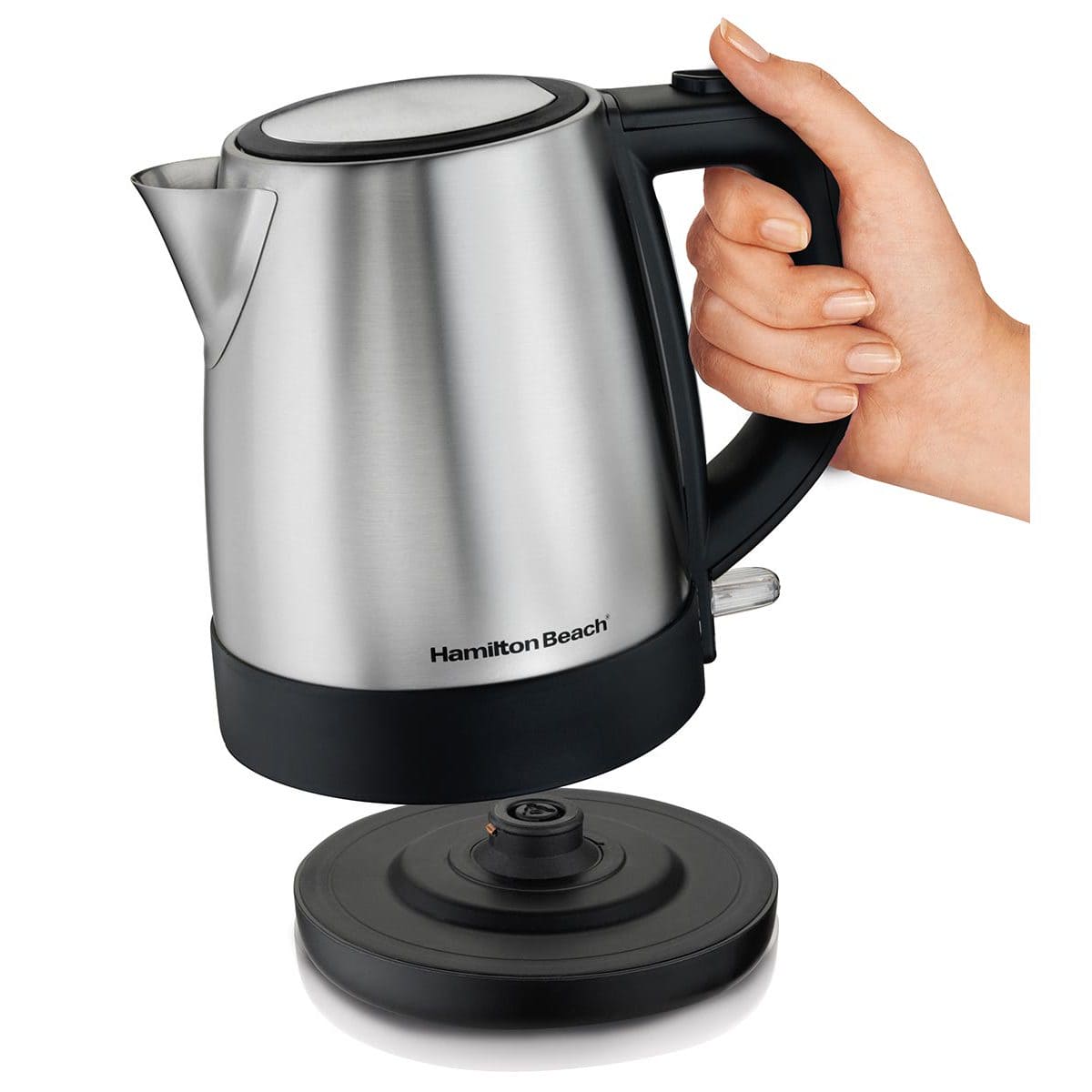 HAMILTON BEACH 40998 1.0L ELECTIC KETTLE STAINLESS STEEL - HMTNBK18 Pie's Variety Store