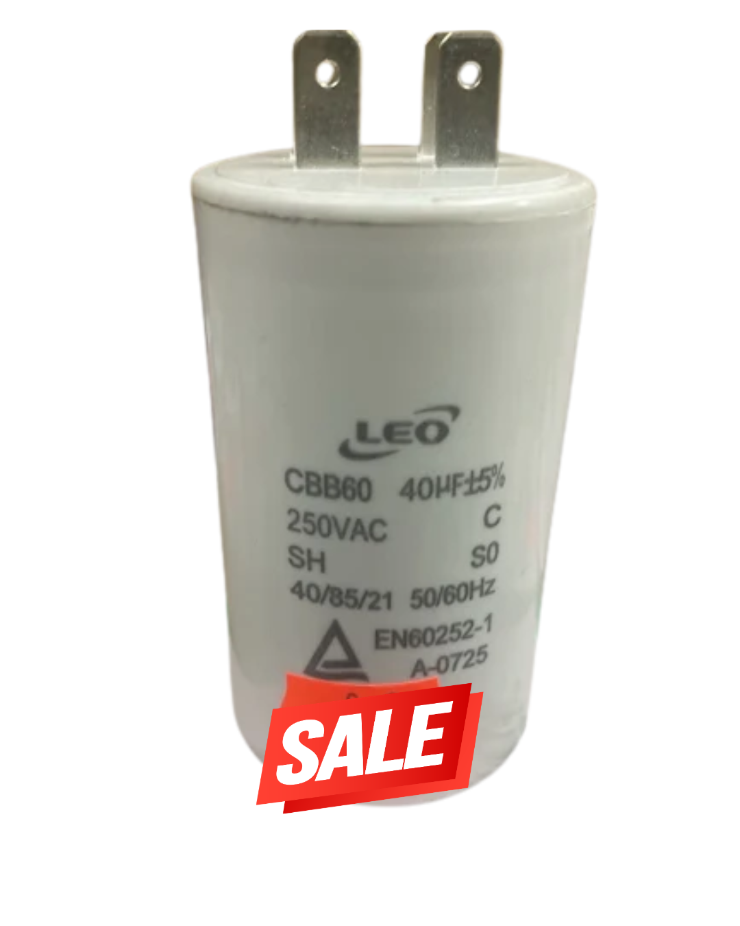 LEO CAPACITOR CBB60 250VAC C SH S040/85/21 - 50/60Hz en60252-1 - A-0825 MEGA