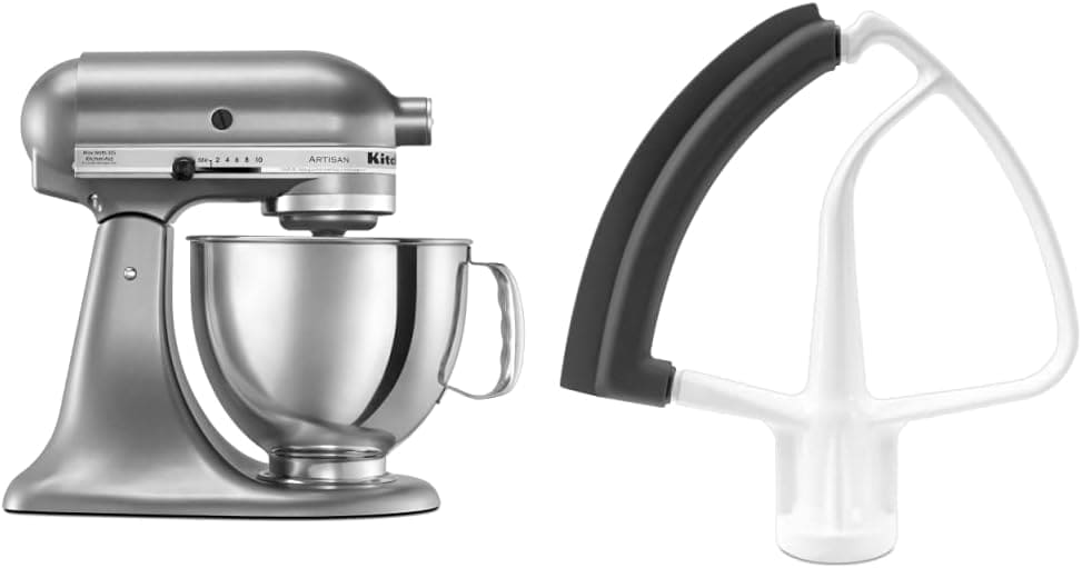 KITCHENAID KSM150PSCU 5QT STAND MIXER CONTOUR SILVER - KTCNADFC3522 Pie's Variety Store