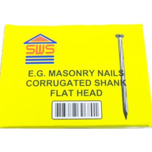 NAILS CONCRETE FLUTED SHANK FLAT HEAD-  1 Inches  X 2.8MM ebuystt
