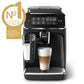 Philips 3200 Series Fully Automatic Espresso Machine, LatteGo Milk Frother, 5 Coffee Varieties, Intuitive Touch Display, 100% Ceramic Grinder, AquaClean Filter, My Coffee Choice, Black (EP3241/54) Philips