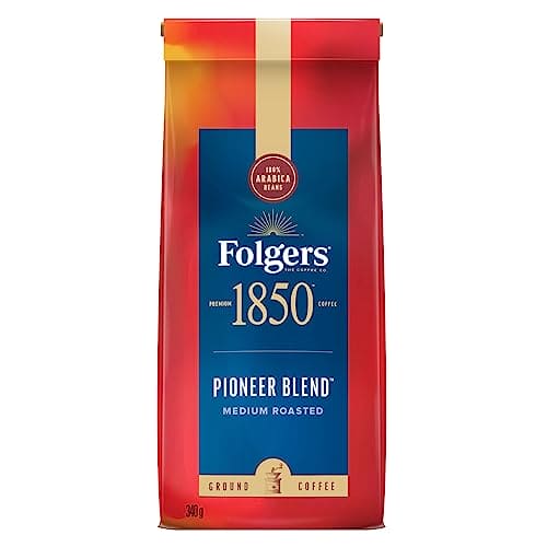 Folgers 1850 Pioneer Blend, Ground Coffee, 340g/12oz., Argos Distributor