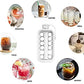 LittleStar Ice Cube Trays 2 in 1 Portable Ice Ball Maker Kettle With 17 Grids Flat Body Lid Cooling Ice Pop/Cube Molds For Hockey,Cocktail,Coffee,Whiskey,Champagne,Beer,Juice,Water (Gray) LittleStar