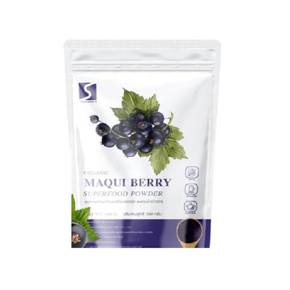 (Pack of 2) SUKKHAPHAPD Maqui Berry Powder 100 g.