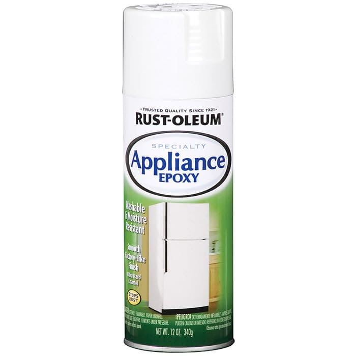 Rust-Oleum 7881830 Specialty Appliance Epoxy Spray Paint, 12 oz, White Rust-Oleum