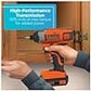 BLACK+DECKER 20V MAX Cordless Drill and Impact Driver, Power Tool Combo Kit with Battery and Charger -BD2KITCDDI Argos Distributors