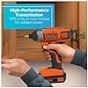 BLACK+DECKER 20V MAX Cordless Drill and Impact Driver, Power Tool Combo Kit with Battery and Charger -BD2KITCDDI Argos Distributors