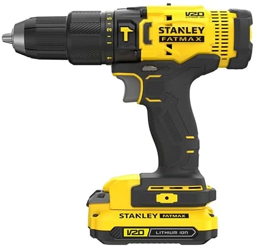 STANLEY FATMAX SCD711C2K-B1 20V 1.5Ah 13 mm Cordless Brushed Hammer Drill Machine With 2x1.5Ah Li-ion Batteries & 1pc ChargerSCD711C2K-B3 Argos Distributors