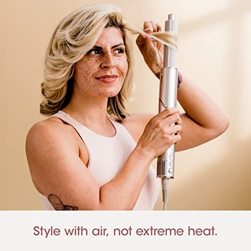 Shark HD430 FlexStyle Air Styling & Drying System, Powerful Hair Dryer Brush & Multi-Styler with Auto-Wrap Curlers, Paddle Brush, Oval Brush, Concentrator Attachment, Stone Shark