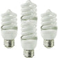 Satco S6237 13 Watt T2 Ultra Mini Spiral 5000K Natural Light Compact Fluorescent Light Bulbs - 4 per Package (60 Watt Replacement) - 04592306237 Pie's Variety Store
