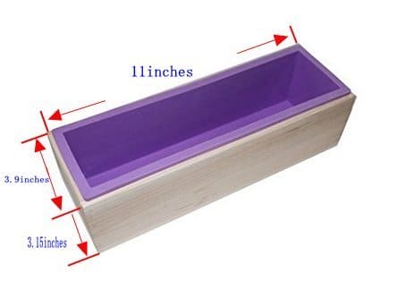 DD-life Flexible Rectangular Soap Silicone Loaf Mold Wood Box for 42oz Soap Making Supplies- B00YQO006K ebuys