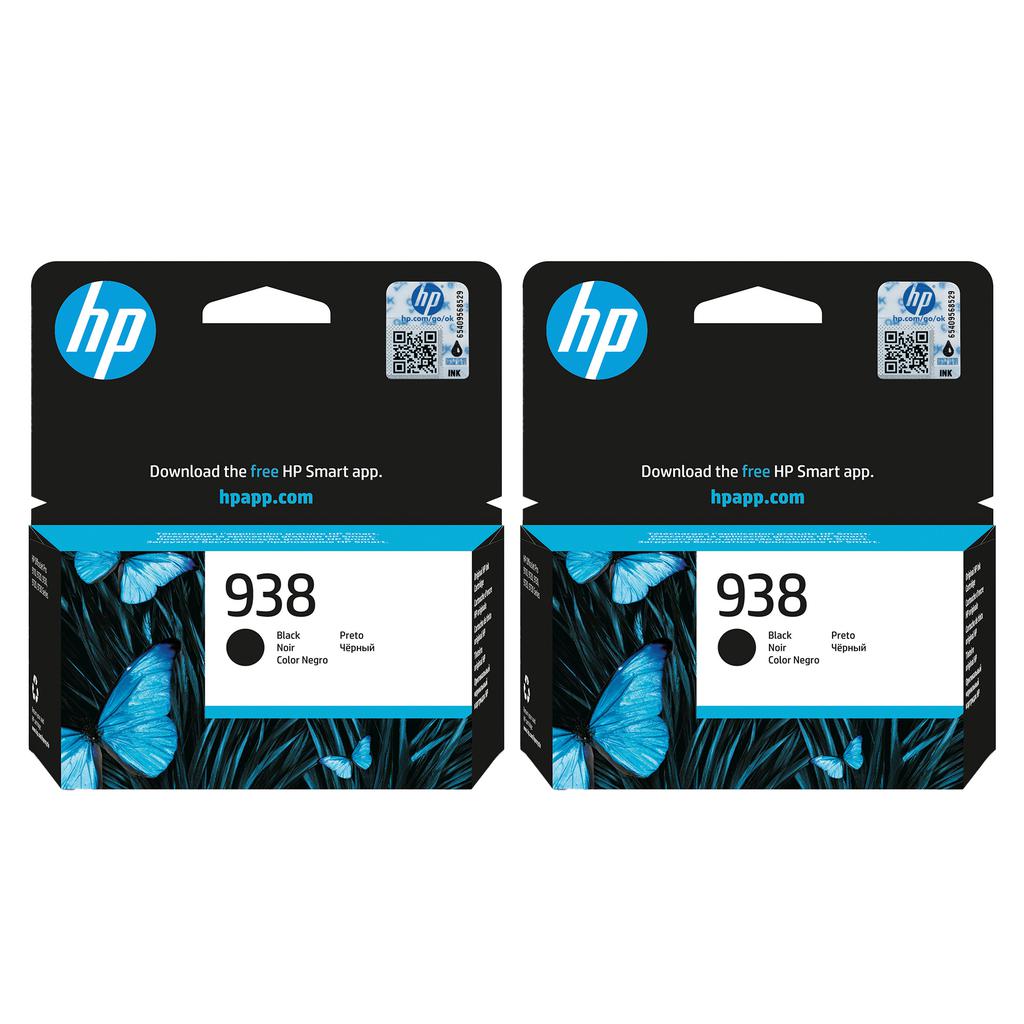 HP 938 Black Ink Cartridges 2 Units - 476569 EbuysTT