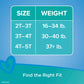 PAMPERS BABY EASY UP 2T3T SUPERBOY 74CT - PBEU2T3TSB Pie's Variety Store