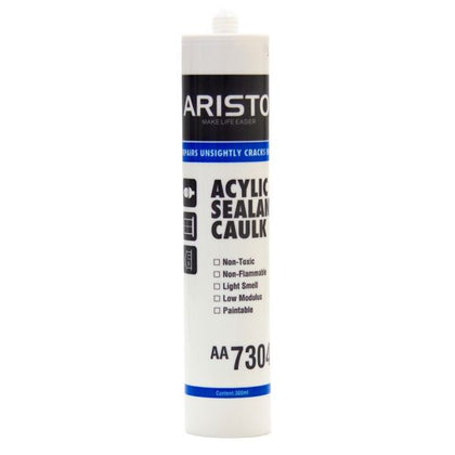 SEALANT ARISTO ACRYLIC WHITE 7304