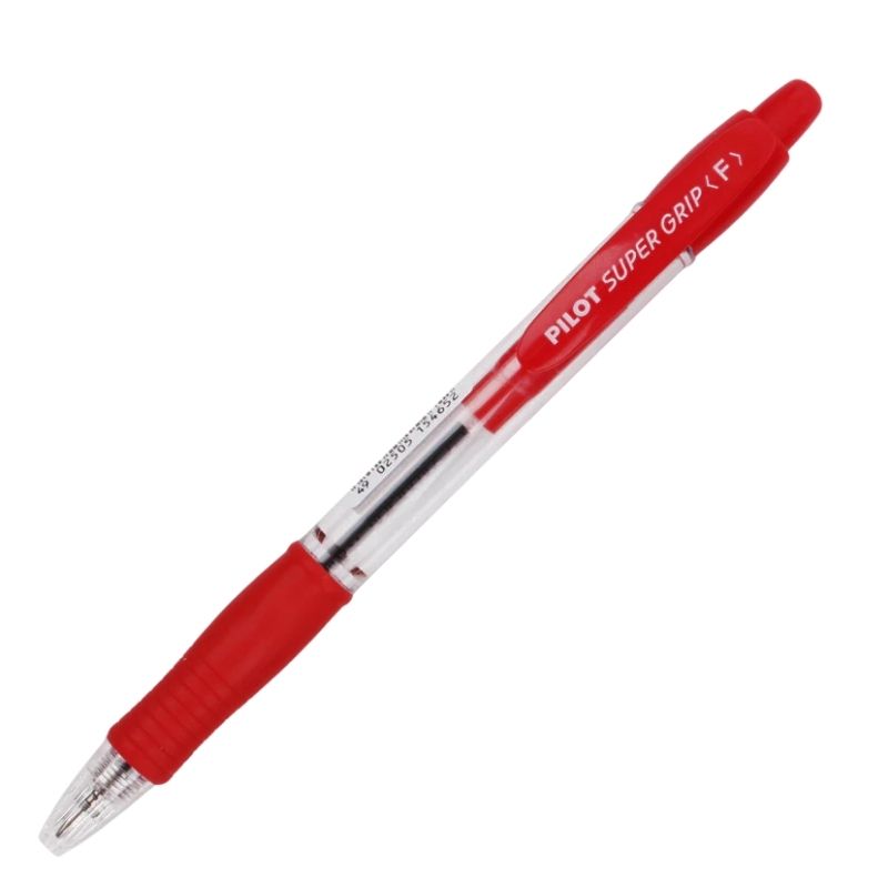 Pilot Super Grip Fine — 0.7 mm Fine Tip, Smooth Gel/Ballpoint BLACK INK — Comfortable Anti‑Slip Grip - 4902505154645 Pie's Variety Store