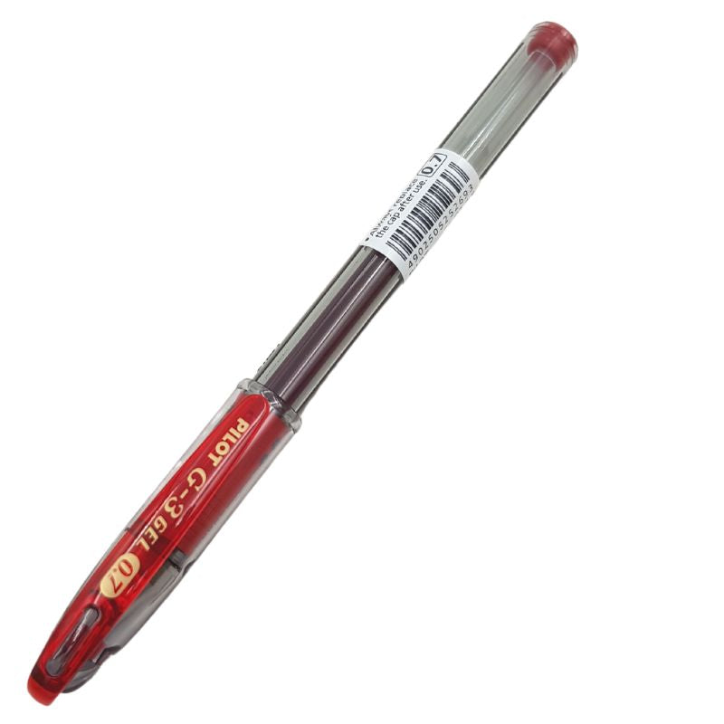 Pilot G3 Gel Pen — 0.5 mm Fine, Red Ink — Smooth, Precise Writing - 4902505252617 Pie's Variety Store