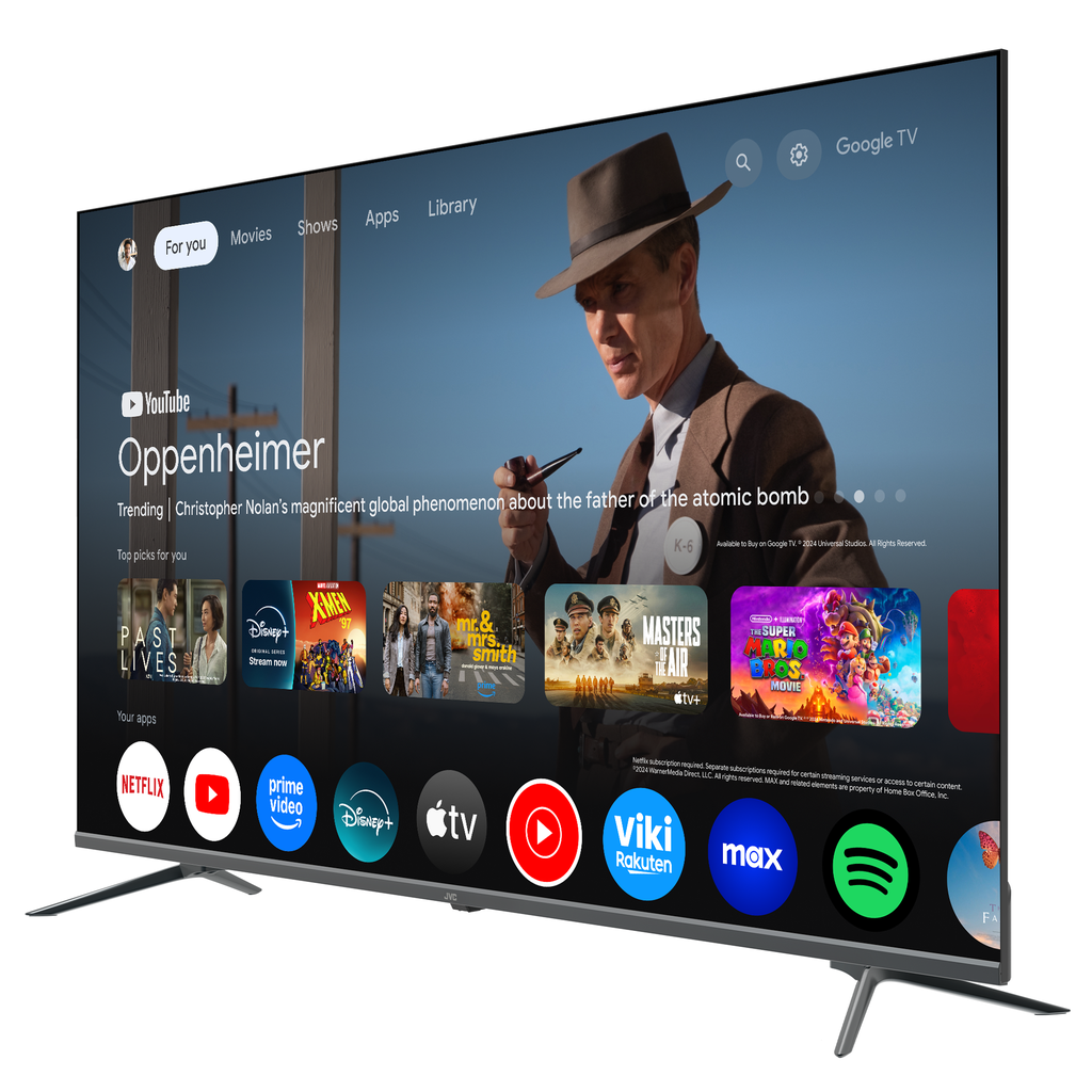 JVC 147 cm / 58" Inches Smart 4K QLED Pro Google TV LT-58KM858-498445 Hannah's Variety Store