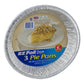 Hefty Ez Foil 9" Pie Pans, 3 Count - HEZFPP3 Pie's Variety Store