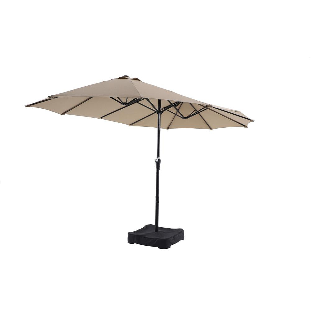 Yotrio Group Umbrella with Triple Ventilation with Metal Structure and Textile Base 103.15 IN x 174.41 IN x 94.09 IN-495923 ebuystt