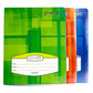Champs exercise Book Clear Jacket 6pk Clear Exercise Book Covers Slip on Jackets transparent plastic book covers slip on protective jackets designed -350948 Hannah's Variety Store