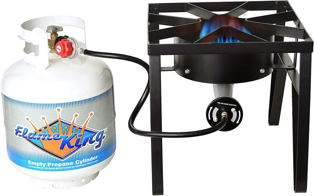 Bernzomatic 20 lb Steel Propane Cylinder/Tank With Gauge Empty Bernzomatic steel propane cylinder/tank is ideal for a range of residential, commercial and industrial uses including grilling, cooking and heating-703774 Hannah Frederick
