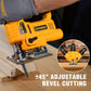 WORKSITE Corded Jig Saw 650W Electric Power Variable Speed 3000RPM Handheld Woodworking Cutting Wood Jig Saws-JS283-110V Worksite Power Tools