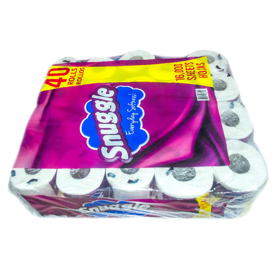 Snuggle Double Ply Toilet Paper 40 Pack/ 400 sheets / 274169 Ebuystt