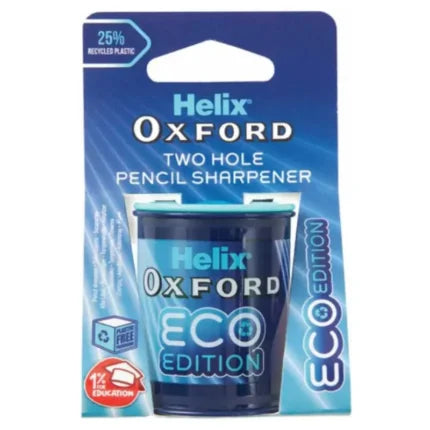 Helix, Oxford Pencil Sharpener, Double Hole Barrel - 5060375970044 ...
